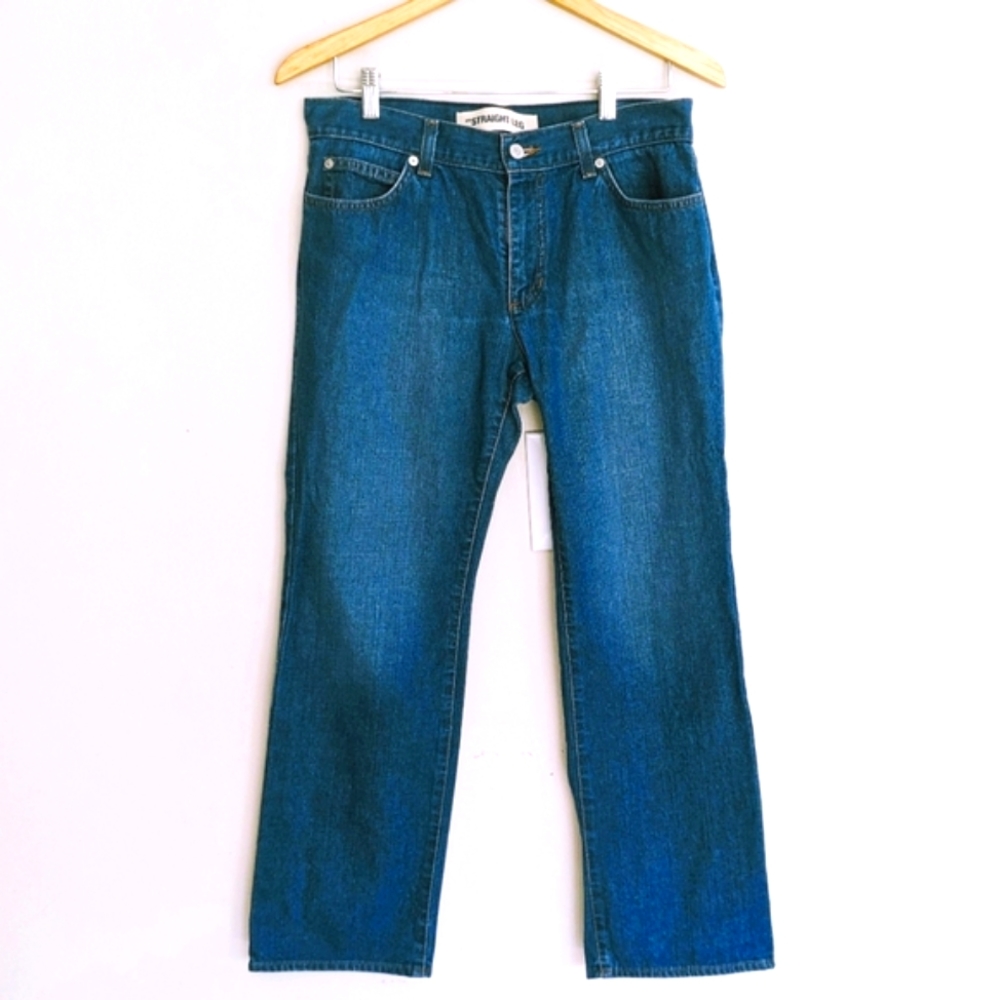 NWOT GAP Straight Leg Jeans, Cheville, Size 10